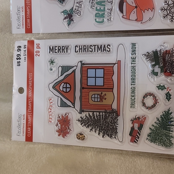 Recollections Christmas Clear Stamps - Picture 2 of 8